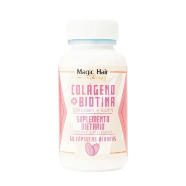 CAPSULAS DE BIOTINA Y COLAGENO MAGIC HAIR