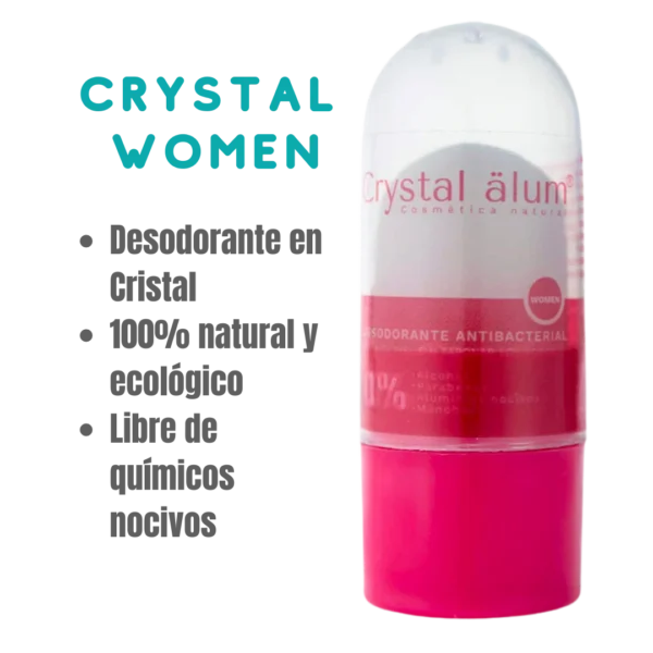 DESODORANTE CRYSTAL ALUM MUJER - Imagen 2
