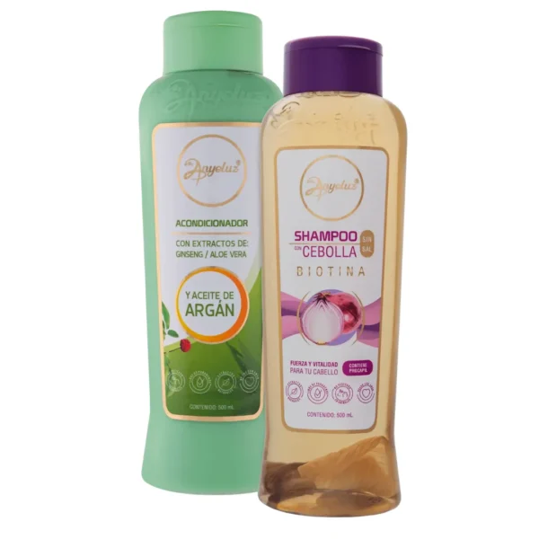 DUO SHAMPOO Y ACONDICIONADOR ANYELUZ