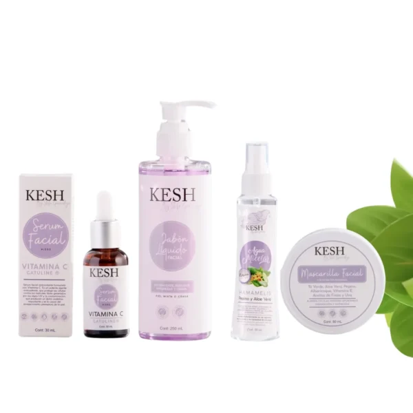 KIT FACIAL COMPLETO KESH