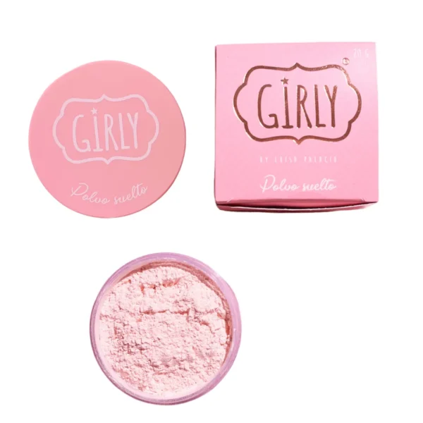 POLVO SUELTO ROSADO 20 GRAMOS GIRLY