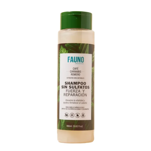 SHAMPOO SIN SULFATOS REPARACIÓN Y FUERZA FAUNO 400 ML