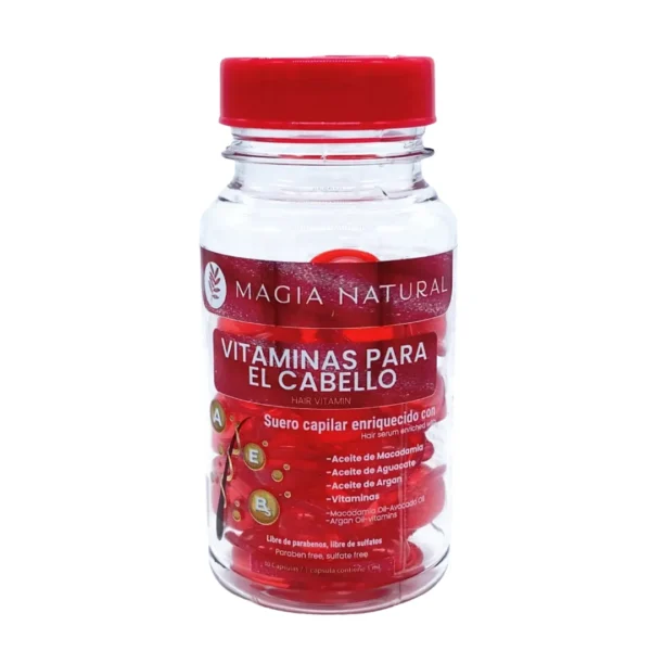 VITAMINAS PARA EL CABELLO X 30 CAPSULAS MAGIA NATURAL