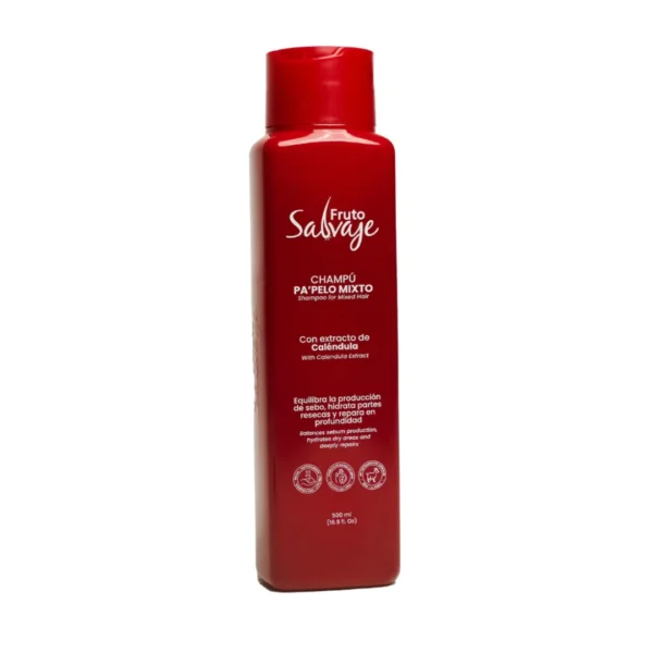 CHAMPÚ CAMELIA SILVESTRE (HEBRAS MIXTAS) 500 ML FRUTO SALVAJE