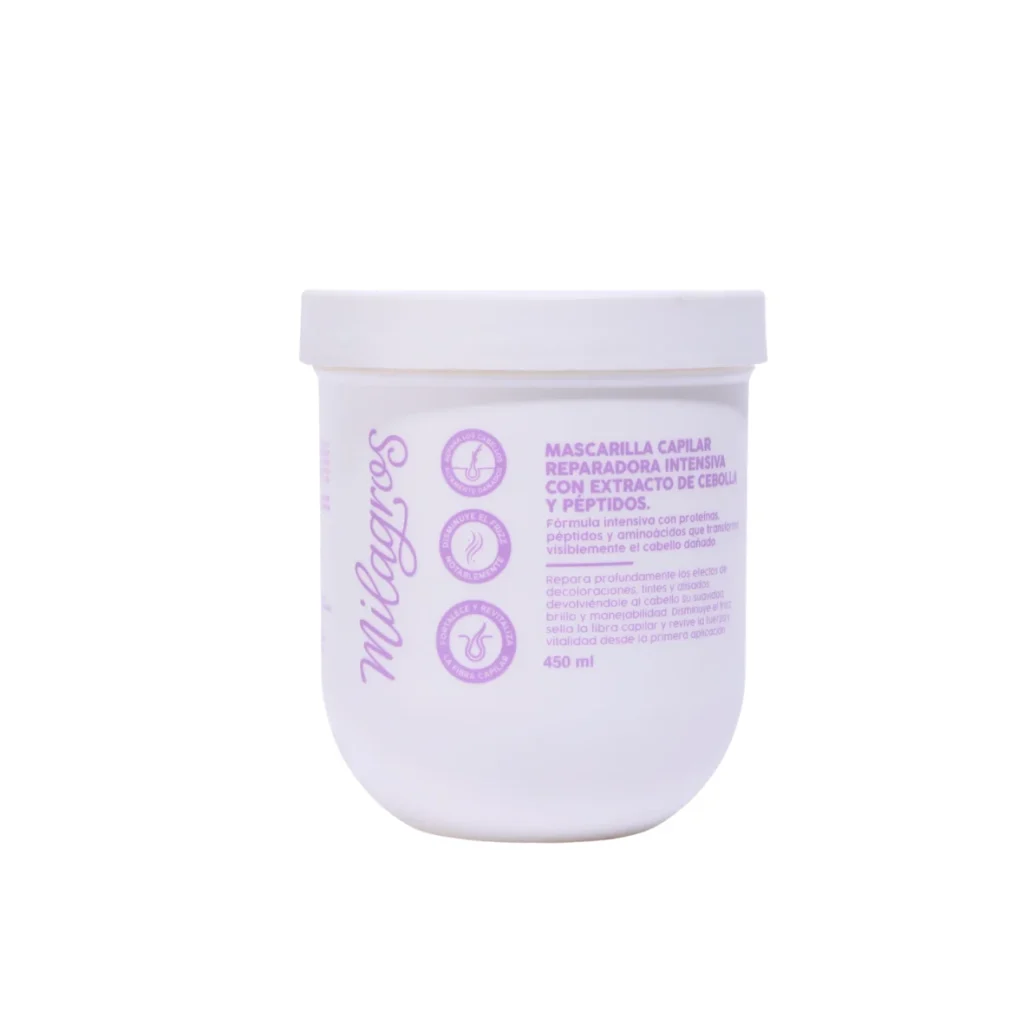 MASCARILLA REPARADORA CON EXTRACTO DE CEBOLLA Y PEPTIDOS MILAGROS